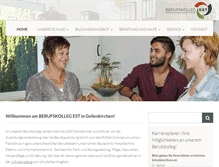 Tablet Screenshot of berufskolleg-geilenkirchen.de